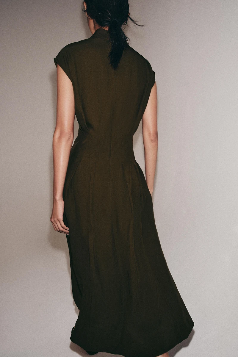 ZW COLLECTION TIED MIDI DRESS