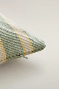 STRIPED THROW PILLOW COVER