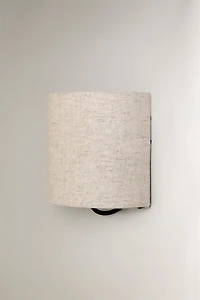 LAMP | LINEN WALL SCONCE