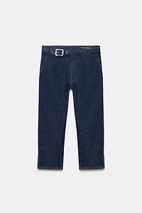 Z1975 BELTED CAPRI JEANS