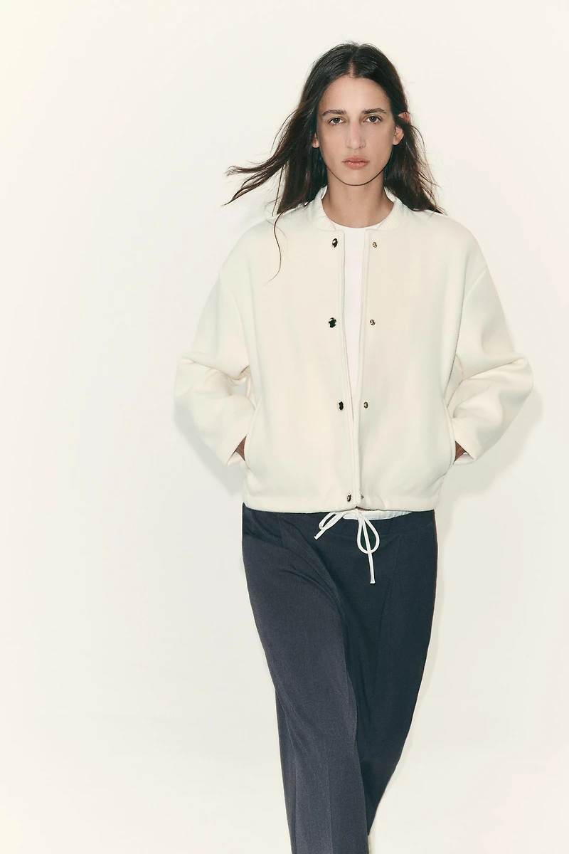 DOUBLE WAIST WIDE LEG PANTS