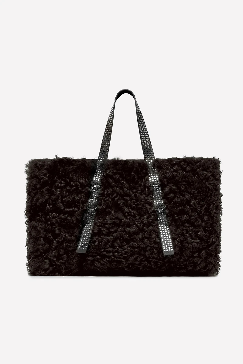 LUDOVIC DE SAINT SERNIN x ZARA LEATHER SHOPPER BAG