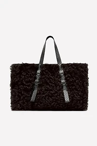 LUDOVIC DE SAINT SERNIN x ZARA LEATHER SHOPPER BAG