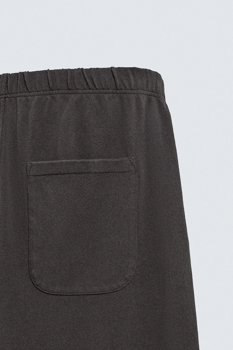 PANTALON DE JOGGING EN MAILLE DÉLAVÉ