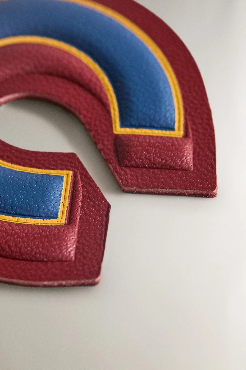 LEATHER LETTER C PATCH