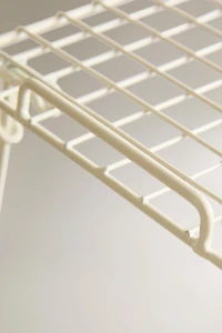 FOLDABLE LACQUERED METAL RACK