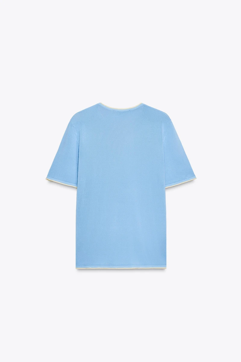 TRIM KNIT TOP