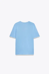 TRIM KNIT TOP