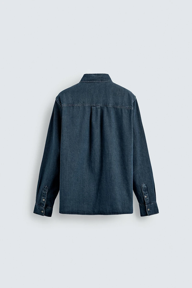 WASHED DENIM SHIRT
