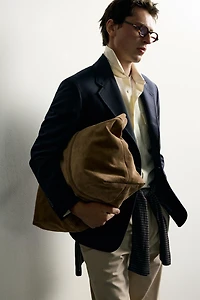 100% WOOL RELAXED FIT BLAZER