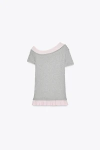 T-SHIRT DOUBLE ASYMÉTRIQUE
