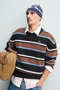 PULL RAYÉ PIÈCES CHAMPION ® X ZARA