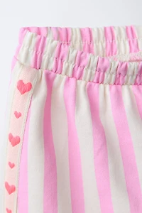 STRIPED BAND SHORTS