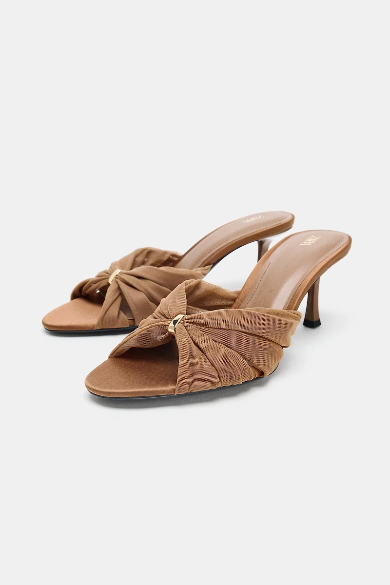 MESH DETAIL SANDALS