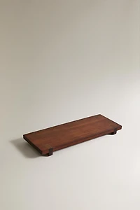 RECTANGULAR DECORATIVE WOODEN TRAY
