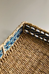 SQUARE SEAGRASS NAPKIN HOLDER