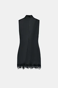 SATIN LACE DRESS