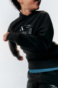 REFLECTIVE LOGO HOODIE SWEATSHIRT