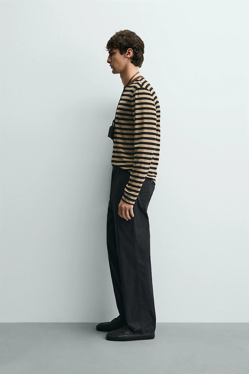 PANTALON STRAIGHT FIT DÉLAVÉ