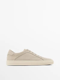 Leather trainers