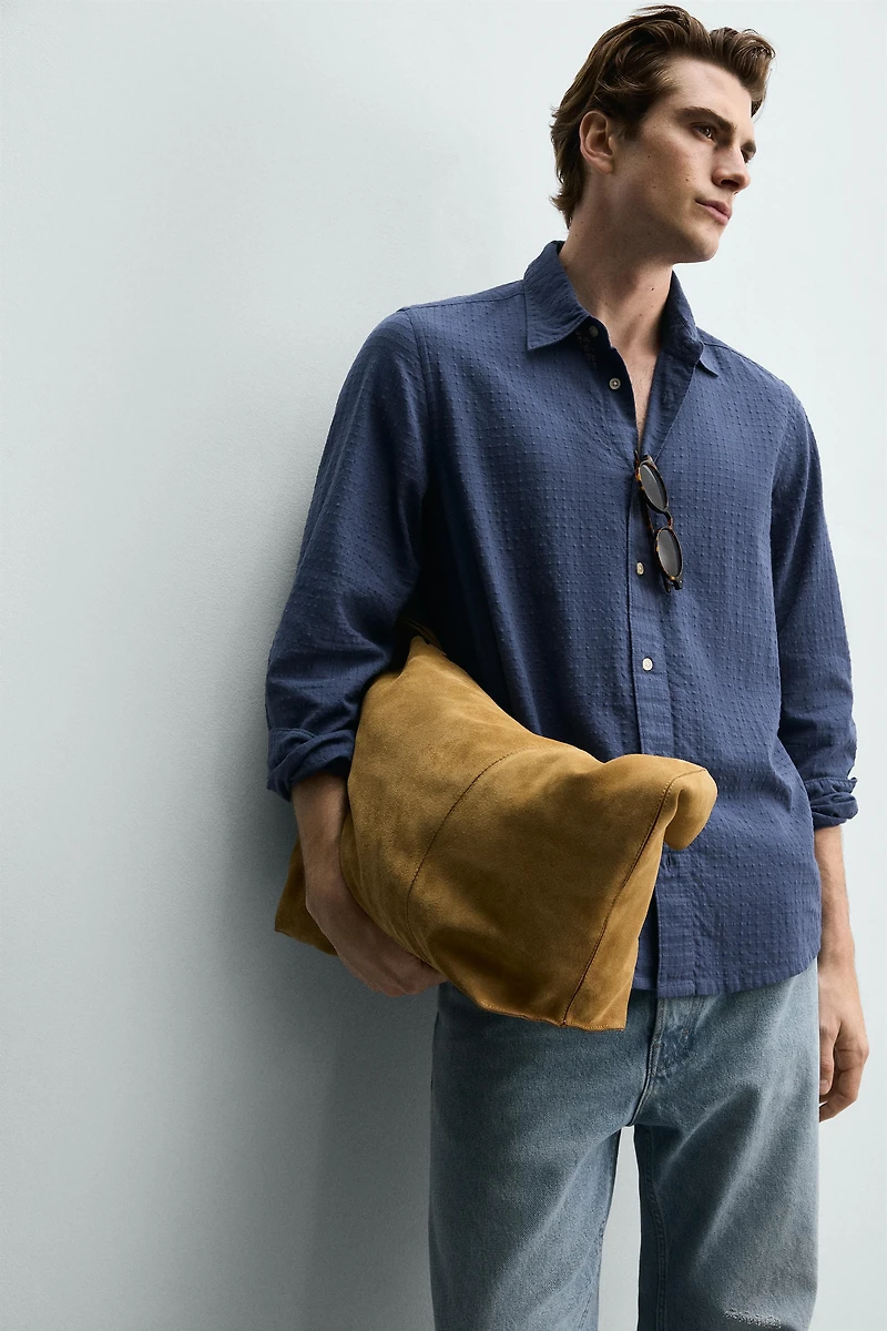 CHEMISE JACQUARD À CARREAUX