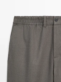 Cool wool blend trousers