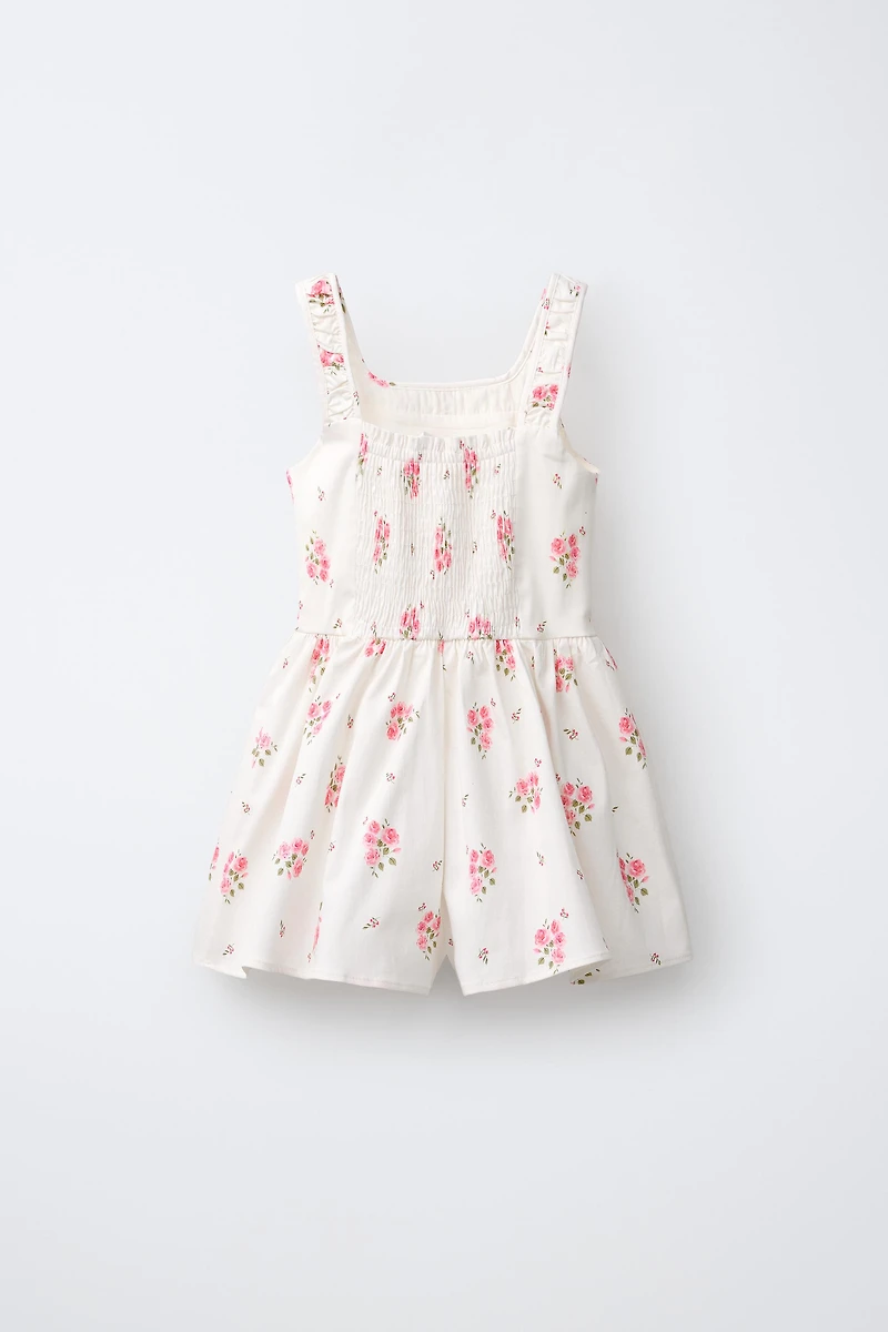 COMBI-SHORT IMPRIMÉ FLEURS