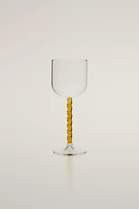 BOROSILICATE GLASS WITH COLOURED STEM