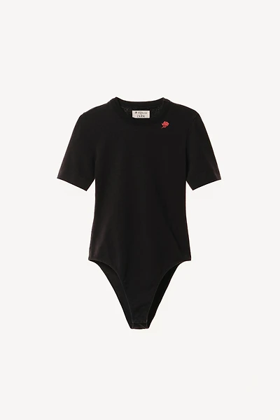 WILLY CHAVARRIA X ZARA EMBROIDERED SHORT SLEEVE BODYSUIT