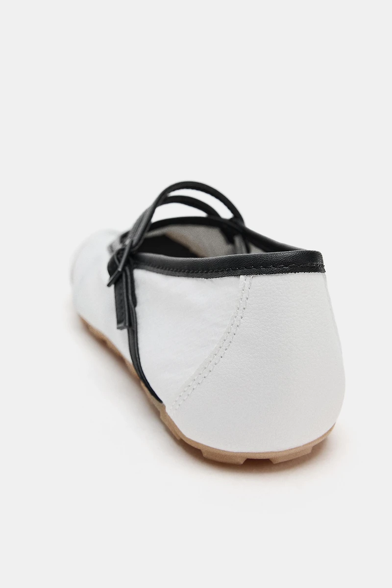 STRAPPY SPORTY BALLET FLATS