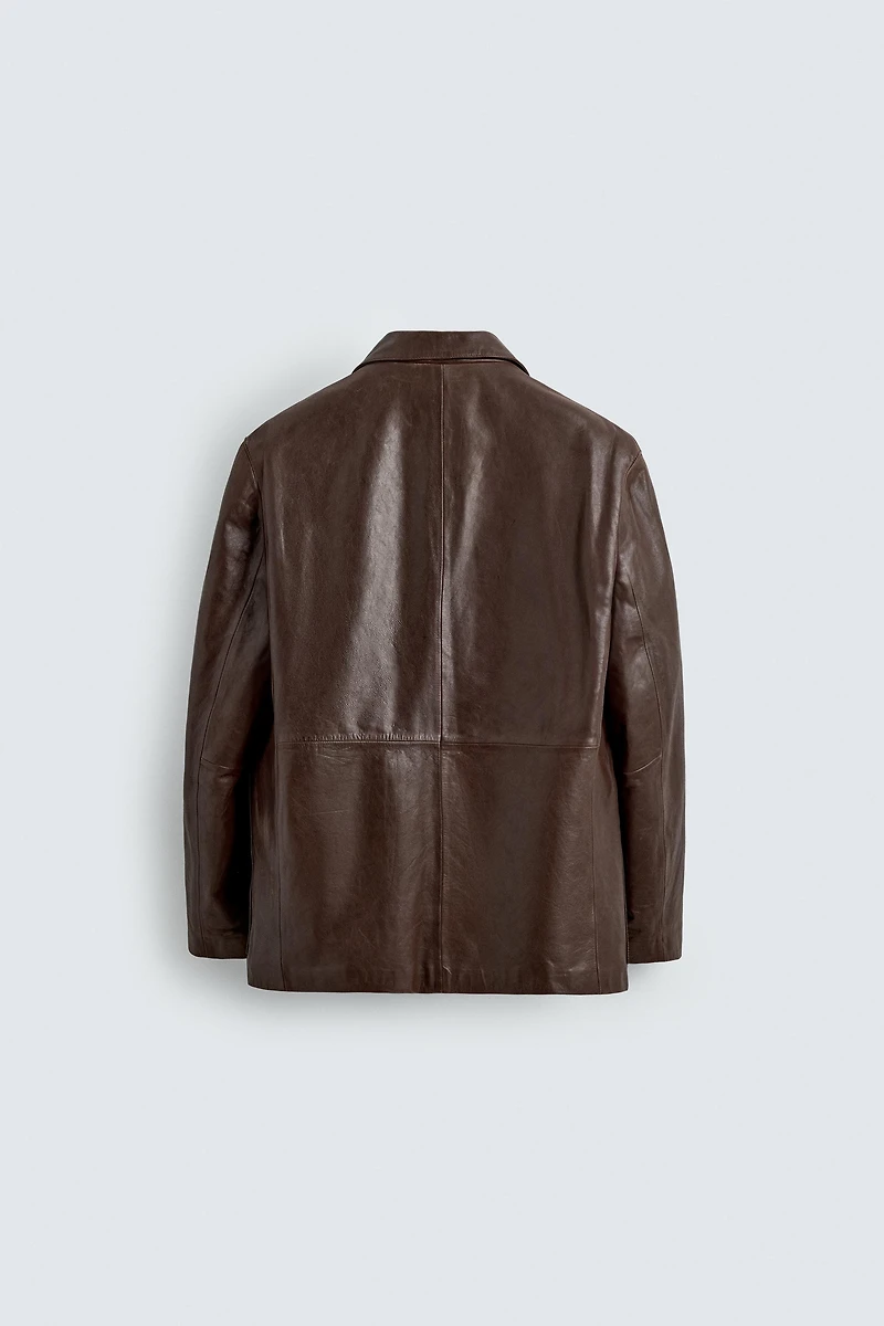 LIMITED EDITION LEATHER BLAZER