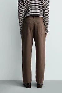 WASHED STRAIGHT FIT JEANS