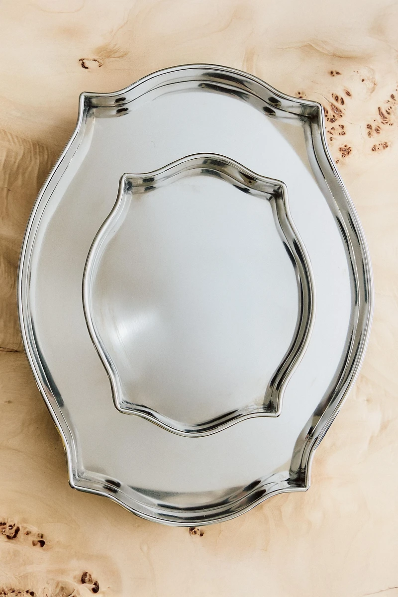 SILVER STEEL TRAY