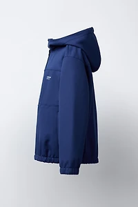 HOODED TECHNICAL JACKET