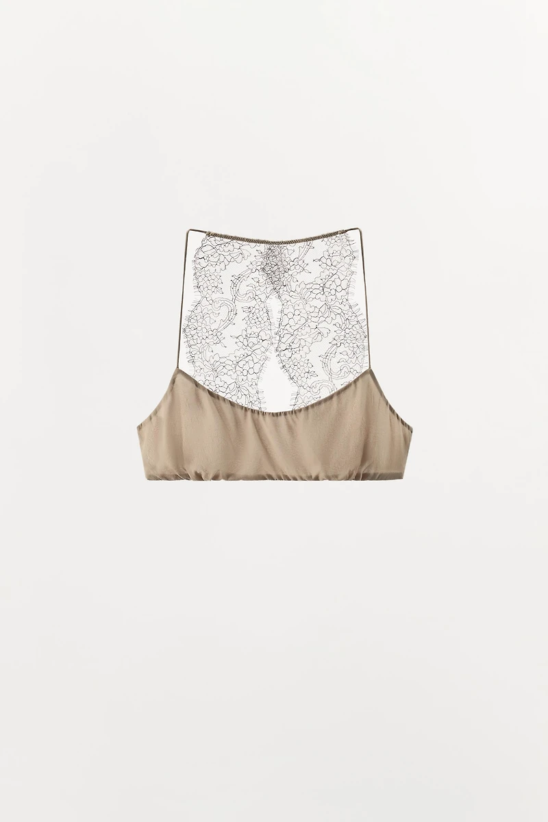 COMBINATION LACE BRA