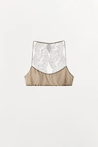 COMBINATION LACE BRA