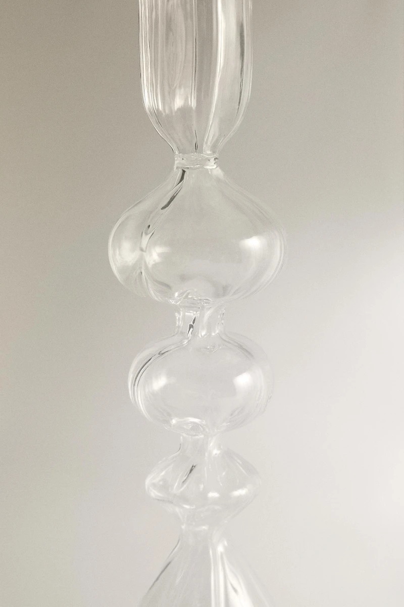 CHANDELIER VERRE TRANSPARENT