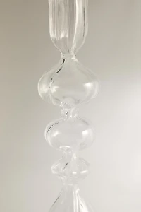 CHANDELIER VERRE TRANSPARENT
