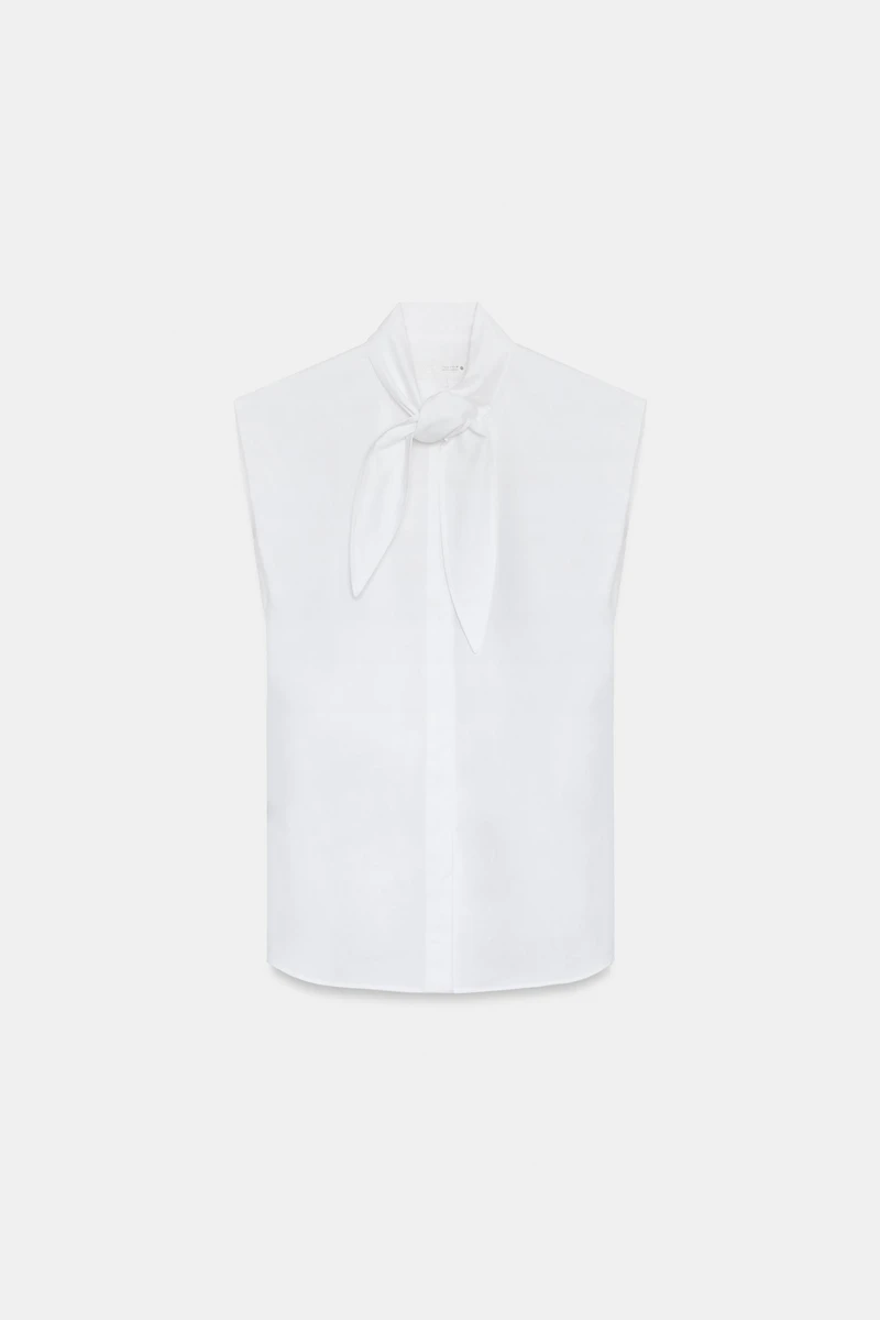 CHEMISE À RAYURES AVEC NŒUDS ZW COLLECTION