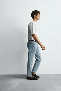 SLIM TAPERED FIT JEANS
