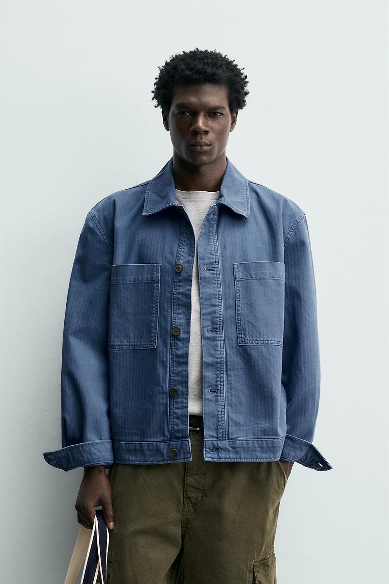 BLOUSON REGULAR FIT À POCHES