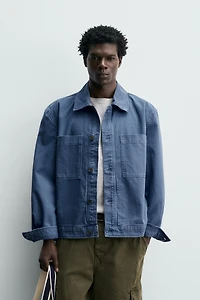 BLOUSON REGULAR FIT À POCHES