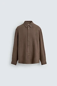100% LINEN REGULAR FIT SHIRT