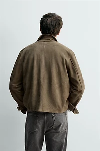 SUEDE POCKET JACKET