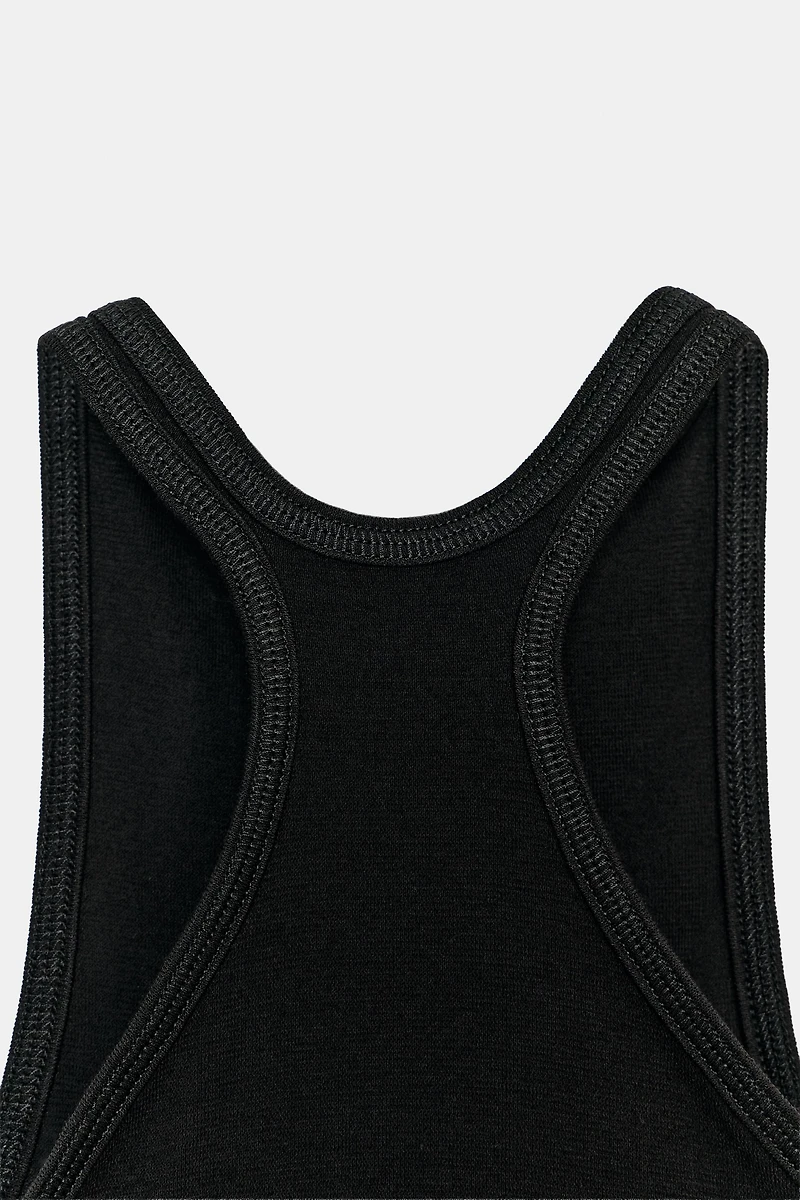 COTTON HALTER TOP
