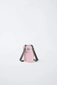 VINYL CROSSBODY PHONE CASE