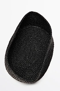 Raffia pillbox hat