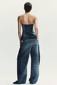 TRF OVERSIZE BALLOON HIGH WAIST JEANS