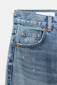 JEANS TRF WIDE LEG DÉCHIRURES TAILLE HAUTE