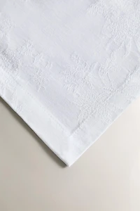 LOT DE 2 SERVIETTES DE TABLE EN COTON JACQUARD